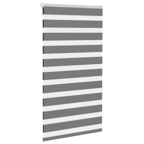 Zebrafüggönnyel sötét szürke szövetszélesség 65,9 cm poliészter