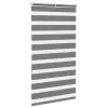 Zebrafüggönnyel sötét szürke szövetszélesség 65,9 cm poliészter