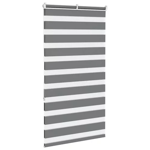 Zebrafüggönnyel sötét szürke szövetszélesség 65,9 cm poliészter