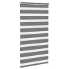 Zebrafüggönnyel sötét szürke szövetszélesség 75,9 cm poliészter
