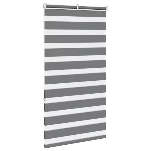 Zebrafüggönnyel sötét szürke szövetszélesség 75,9 cm poliészter