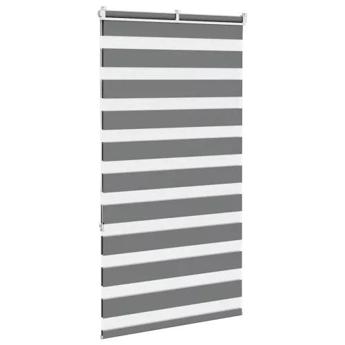 Zebrafüggönnyel sötét szürke szövetszélesség 80,9 cm poliészter