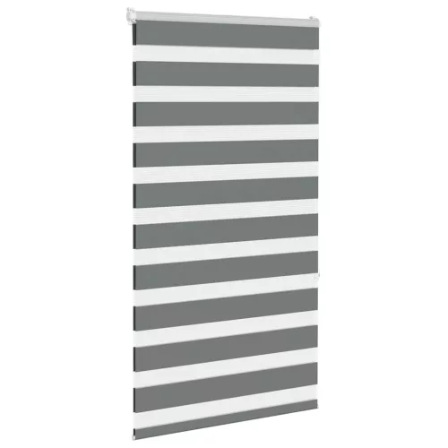 Zebrafüggönnyel sötét szürke szövetszélesség 85,9 cm poliészter