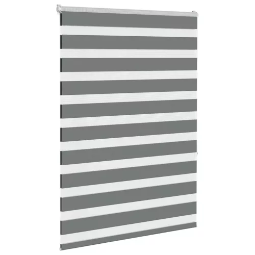 Zebrafüggönnyel sötét szürke szövetszélesség 95,9 cm poliészter