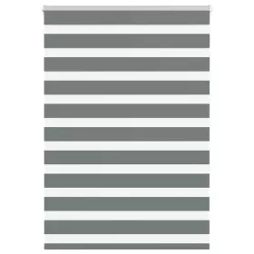   Zebrafüggönnyel sötét szürke szövetszélesség 100,9cm poliészter