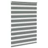 Zebrafüggönnyel sötét szürke szövetszélesség 100,9cm poliészter
