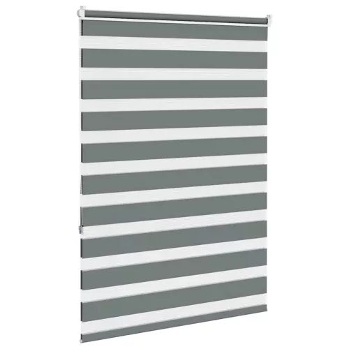 Zebrafüggönnyel sötét szürke szövetszélesség 100,9cm poliészter