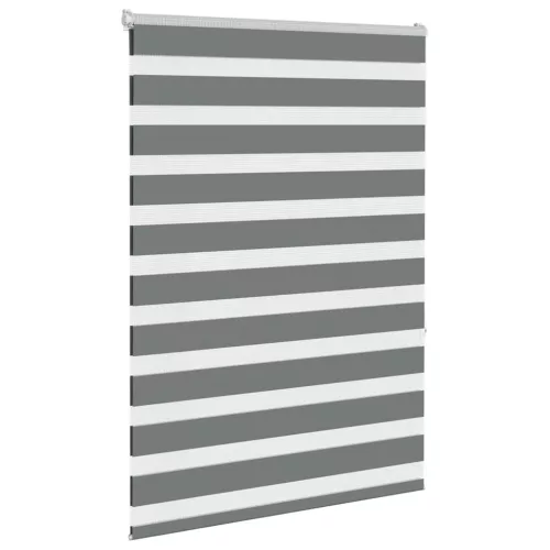 Zebrafüggönnyel sötét szürke szövetszélesség 105,9cm poliészter