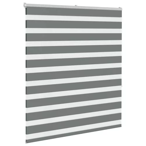 Zebrafüggönnyel sötét szürke szövetszélesség 115,9cm poliészter
