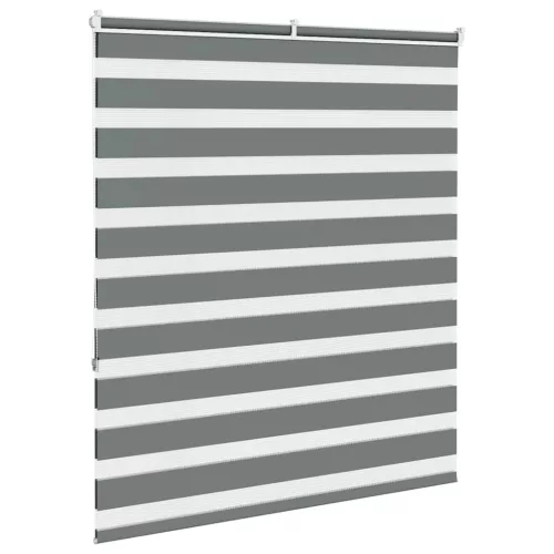 Zebrafüggönnyel sötét szürke szövetszélesség 115,9cm poliészter