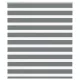 Zebrafüggönnyel sötét szürke szövetszélesség 120,9cm poliészter