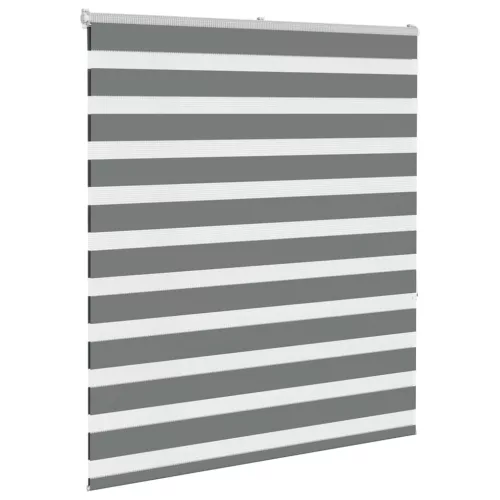 Zebrafüggönnyel sötét szürke szövetszélesség 120,9cm poliészter