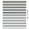 Zebrafüggönnyel sötét szürke szövetszélesség 120,9cm poliészter