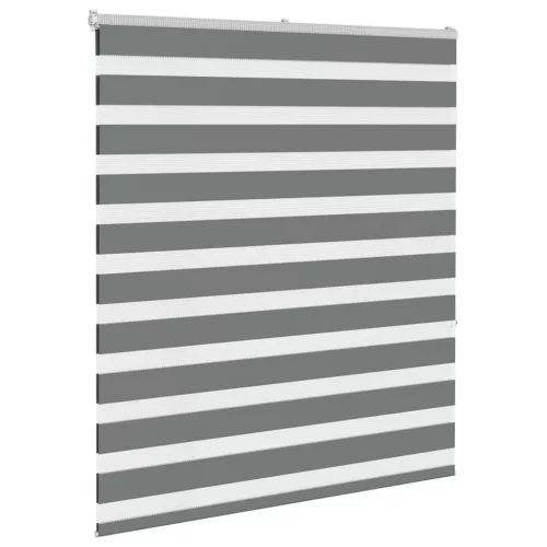 Zebrafüggönnyel sötét szürke szövetszélesség 125,9cm poliészter