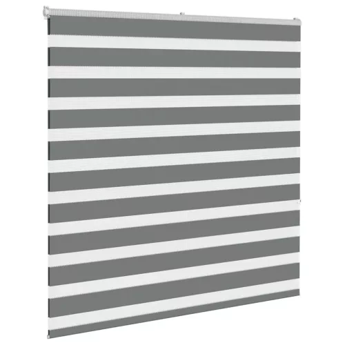 Zebrafüggönnyel sötét szürke szövetszélesség 140,9cm poliészter