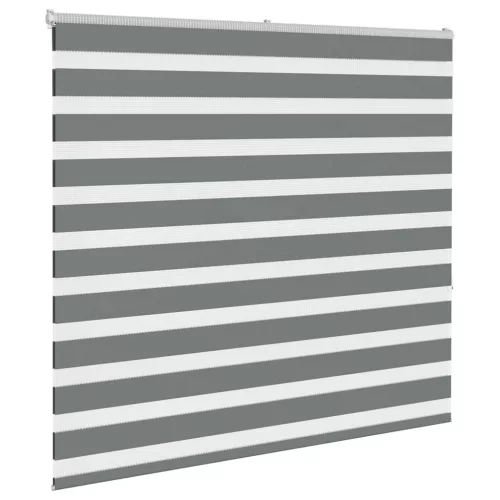 Zebrafüggönnyel sötét szürke szövetszélesség 150,9cm poliészter