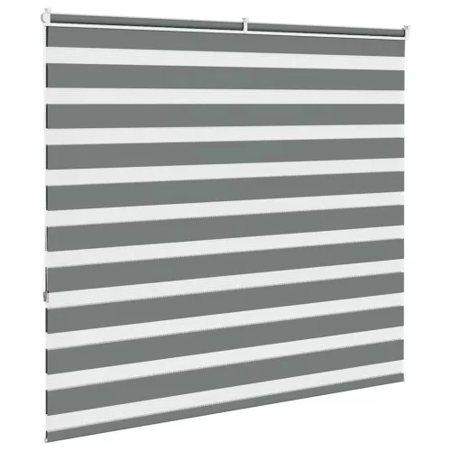 Zebrafüggönnyel sötét szürke szövetszélesség 150,9cm poliészter