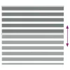 Zebrafüggönnyel sötét szürke szövetszélesség 150,9cm poliészter