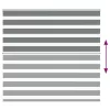 Zebrafüggönnyel sötét szürke szövetszélesség 155,9cm poliészter