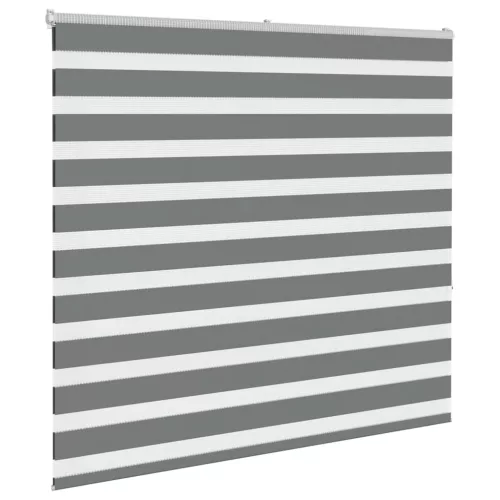 Zebrafüggönnyel sötét szürke szövetszélesség 160,9cm poliészter