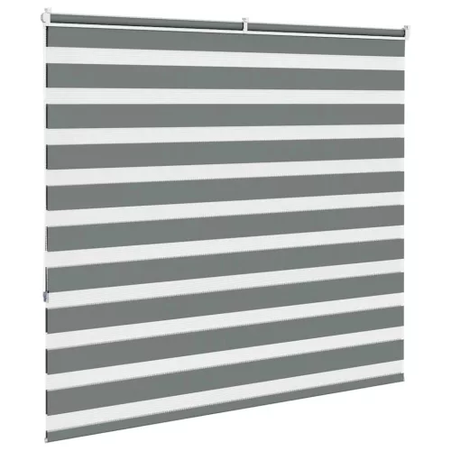 Zebrafüggönnyel sötét szürke szövetszélesség 160,9cm poliészter