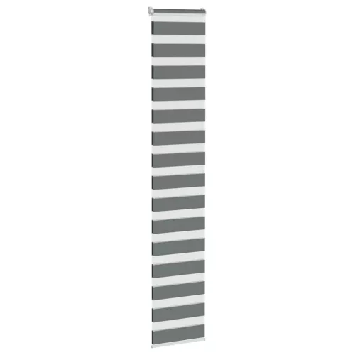 Zebrafüggönnyel sötét szürke szövetszélesség 40,9 cm poliészter
