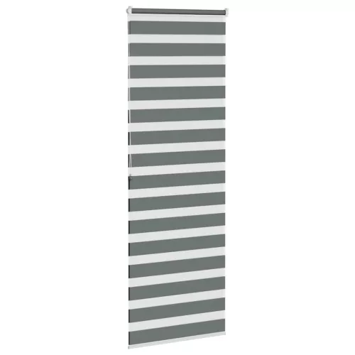 Zebrafüggönnyel sötét szürke szövetszélesség 75,9 cm poliészter