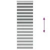 Zebrafüggönnyel sötét szürke szövetszélesség 75,9 cm poliészter