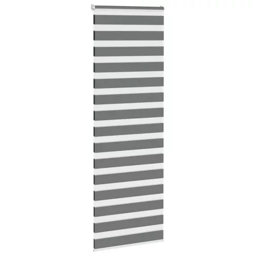 Zebrafüggönnyel sötét szürke szövetszélesség 80,9 cm poliészter