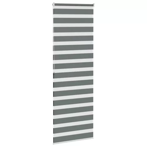 Zebrafüggönnyel sötét szürke szövetszélesség 85,9 cm poliészter