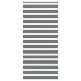   Zebrafüggönnyel sötét szürke szövetszélesség 90,9 cm poliészter