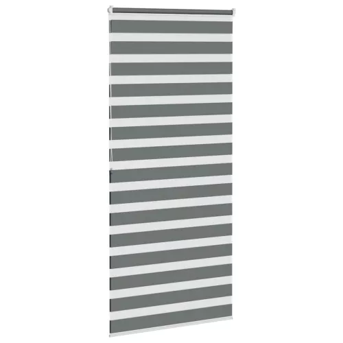 Zebrafüggönnyel sötét szürke szövetszélesség 90,9 cm poliészter