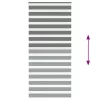 Zebrafüggönnyel sötét szürke szövetszélesség 100,9cm poliészter