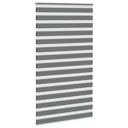 Zebrafüggönnyel sötét szürke szövetszélesség 115,9cm poliészter