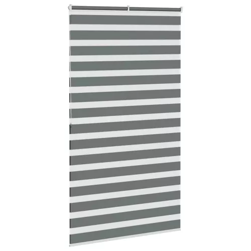 Zebrafüggönnyel sötét szürke szövetszélesség 125,9cm poliészter