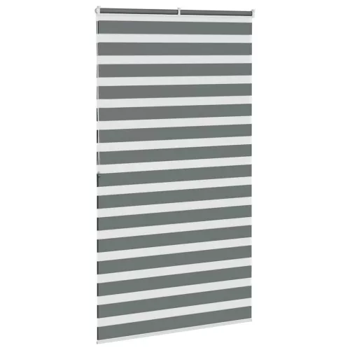 Zebrafüggönnyel sötét szürke szövetszélesség 130,9cm poliészter