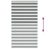 Zebrafüggönnyel sötét szürke szövetszélesség 130,9cm poliészter
