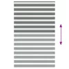 Zebrafüggönnyel sötét szürke szövetszélesség 135,9cm poliészter