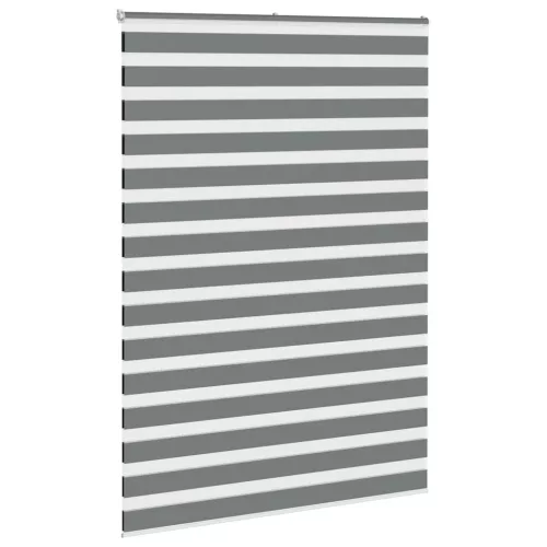 Zebrafüggönnyel sötét szürke szövetszélesség 155,9cm poliészter