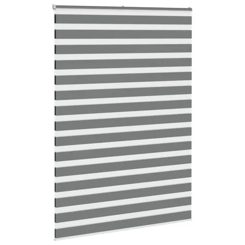 Zebrafüggönnyel sötét szürke szövetszélesség 160,9cm poliészter