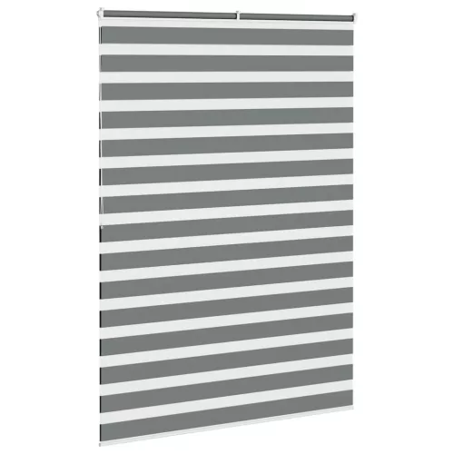 Zebrafüggönnyel sötét szürke szövetszélesség 160,9cm poliészter