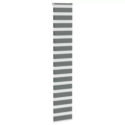 Zebrafüggönnyel sötét szürke szövetszélesség 35,9 cm poliészter