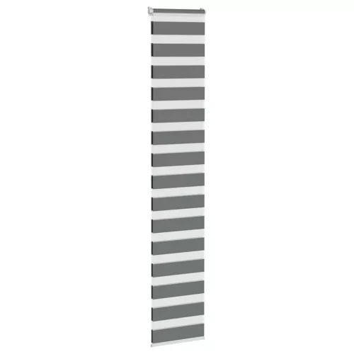 Zebrafüggönnyel sötét szürke szövetszélesség 40,9 cm poliészter
