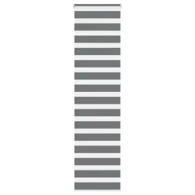   Zebrafüggönnyel sötét szürke szövetszélesség 55,9 cm poliészter