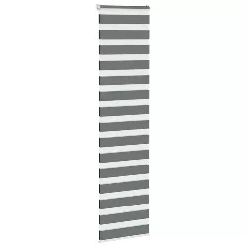 Zebrafüggönnyel sötét szürke szövetszélesség 55,9 cm poliészter