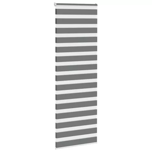 Zebrafüggönnyel sötét szürke szövetszélesség 65,9 cm poliészter
