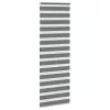 Zebrafüggönnyel sötét szürke szövetszélesség 65,9 cm poliészter