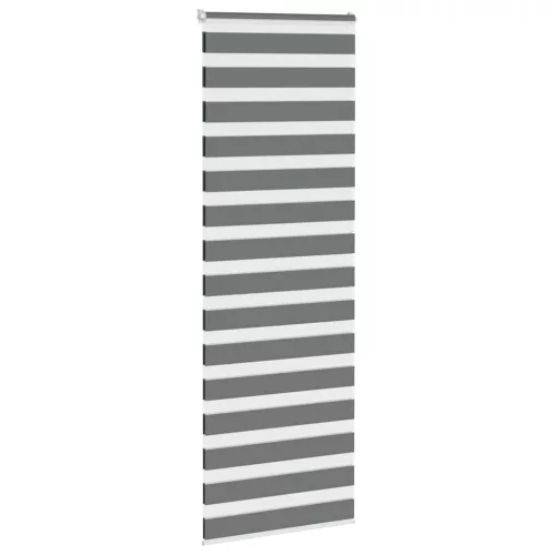 Zebrafüggönnyel sötét szürke szövetszélesség 70,9 cm poliészter