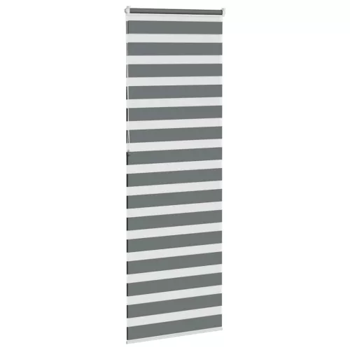 Zebrafüggönnyel sötét szürke szövetszélesség 70,9 cm poliészter