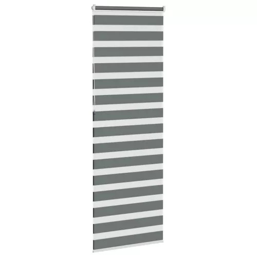 Zebrafüggönnyel sötét szürke szövetszélesség 75,9 cm poliészter